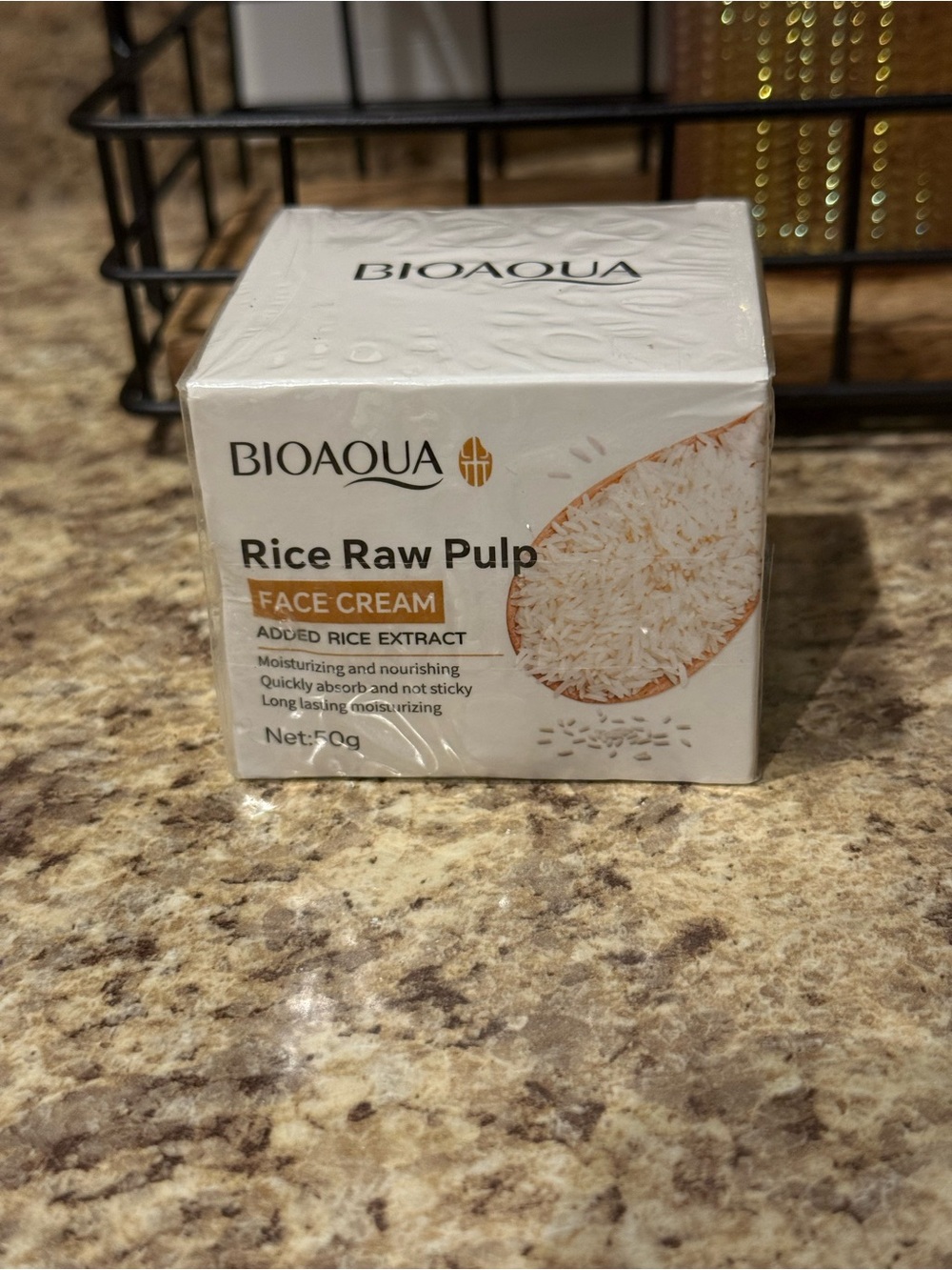 Bioaoua Rice Raw Pulp Face Cream Moisturizing Nourishing 50g
